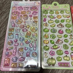 新品！3Dぷくぷく立体シール5枚セットの画像