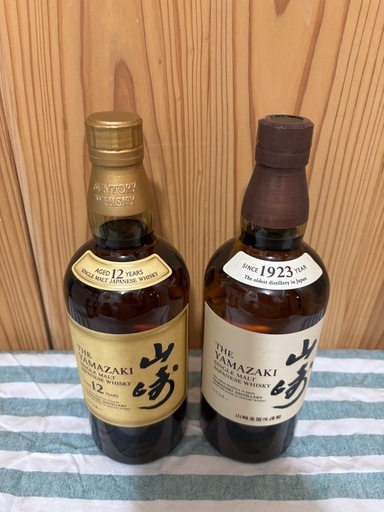 サントリー 山崎12年 ＋ 山崎ノンエイジ 未開封2本セット