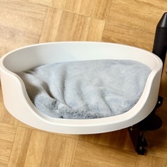 美品◾️猫用ベッド デスククランプ クッション付きの画像