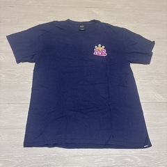 HUF ネイビー ロゴTシャツ Lサイズの画像