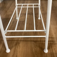 ハンガーラック(白)【町田市再生家具】1224Cの画像