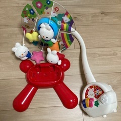 ベッドメリー　うさぎ　トイローヤル ぺちゃウサギ 見あげるお空の2WAYメリーの画像