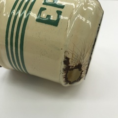 ⭐︎ドリーム2号館⭐︎ アンティーク ホーローキャニスター ※穴あき有の画像