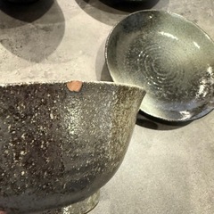 ニトリ　お皿　ブラック　プレート　6個セットの画像