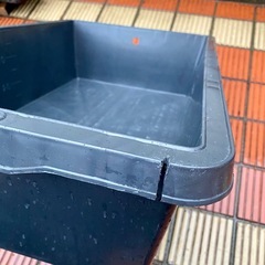 赤長 DIYトロ舟 ブラック 60L 約410×715×207mmの画像