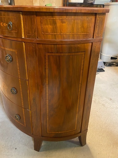 人気 アンティーク調 サイドボード 収納家具 クラシック チェスト（約