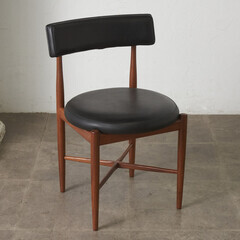 【発送の場合は即購入不可】 G-PLAN Fresco サーキュラーチェア ヴィンテージ チーク 英国 椅子 ジープラン フレスコ ダイニングチェア 北欧 スタイル モダン 95751の画像