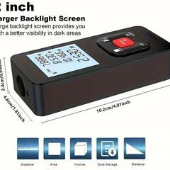 【新品】レーザー距離計（USB Type-C充電）の画像