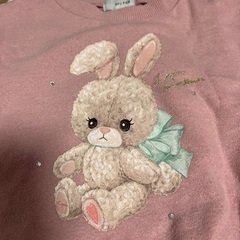 ①女児トレーナー　裏起毛なし　110サイズ　anyFAM他の画像