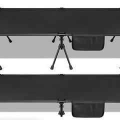 Sportneer キャンプベッド 2WAYコット（黒）の画像