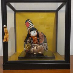 木目込み人形　置物　三番叟　レトロの画像