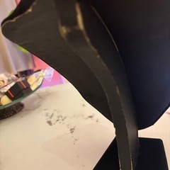 ネックレス・ブレスレット　トルソーセット　ブラック　べロア風素材の画像