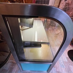 最終値下げしました】レトロでかわいいカラー冷蔵ショーケースの画像