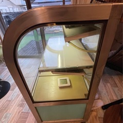 最終値下げしました】レトロでかわいいカラー冷蔵ショーケースの画像