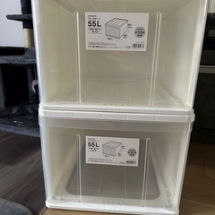 クローゼット用　衣装ケース　2段の画像