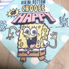 ハンドタオル2枚セット　スポンジボブ　の画像