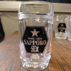 【サッポロビール ロゴ入りグラス 5個セット／未使用・長期保管品】の画像