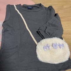 ③女児トレーナー　裏起毛なし　110サイズ　組曲他の画像