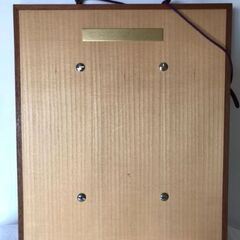 【造幣局製】能面 翁 レリーフ 銅製 彫刻 壁掛け 額装「秋年」銘有 34×40cmの画像