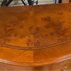 ※ アンティーク調　7段チェスト　ウォールナット材の画像