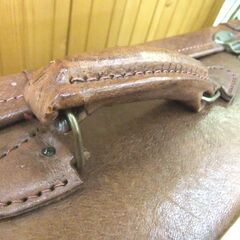 レトロ調 バザールでござーる トランク バッグ タテ 約30cm ヨコ 約44cm 中古 札幌市厚別区　厚別店の画像