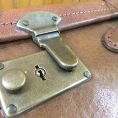 レトロ調 バザールでござーる トランク バッグ タテ 約30cm ヨコ 約44cm 中古 札幌市厚別区　厚別店の画像