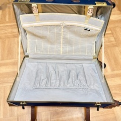 レトロ調 トランク型キャリーケースの画像