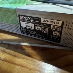 　SONY　DVDプレーヤーの画像