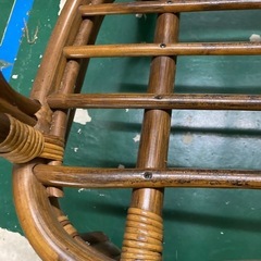 ★ラタン 籐 ハイバックアームチェア の画像