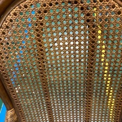 ★ラタン 籐 ハイバックアームチェア の画像