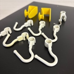 メッシュパネル用のフック１０個の画像