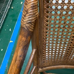 ★ラタン 籐 ハイバックアームチェア の画像