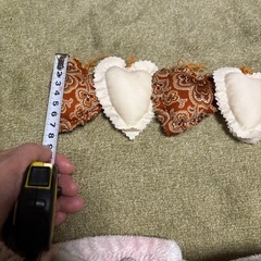 ハートオーナメント　ハンドメイドの画像