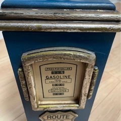 アンティーク ヴィンテージ雑貨 ルート66 ガソリンスタンド　小物入れ　の画像