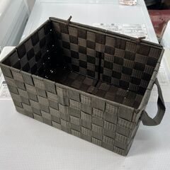 【リサイクルショップどりーむ天保山店】No.3434 カゴ収納 蓋付き 持ち手付きの画像