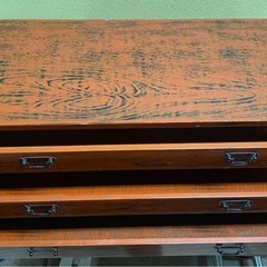 ※ アンティーク　3段ミニ箪笥　ヴィンテージの画像
