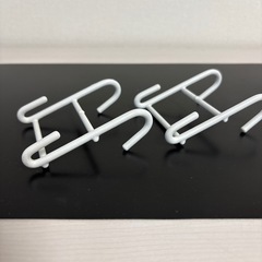 メッシュパネル用のフック3個の画像