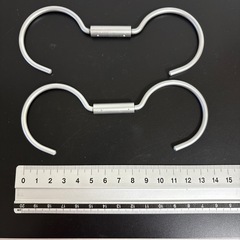 可動式S字カン　2個の画像
