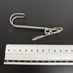 クリップ付きフック2個の画像