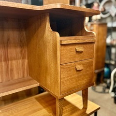 unico KURT クルト デスク 引き出し 付き オーク材 木製 天然木 北欧 テイスト 机 勉強机 kurt UNICO ウニコ 書斎 おしゃれの画像