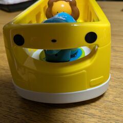 こどもちゃれんじぷちのバスのおもちゃの画像