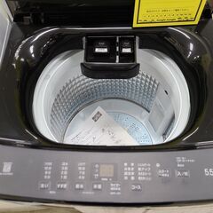 J1979　【リユースのサカイ柏店】　Haier　ハイアール　5.5kg洗濯機　JW-U55MK　2024年製 動作確認　クリーニング済み　の画像