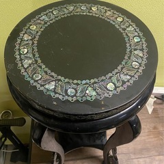 ※ アンティーク　螺鈿チェア　韓国　の画像