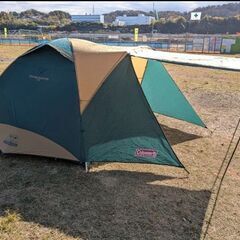 コールマン 大型テント 4～6人向け 説明書付き キャンプの画像
