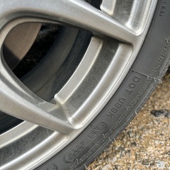 プリウス30系用冬用ホイール。4本セット( 205/55R16)の画像