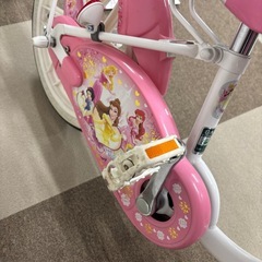 ディズニー 子供用自転車 16インチ ピンクの画像