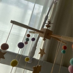 ベッドメリー／モビール　アーム付の画像