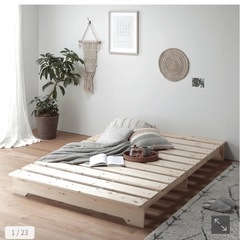 ベッドフレーム+シモンズ マットレス セミダブル   の画像