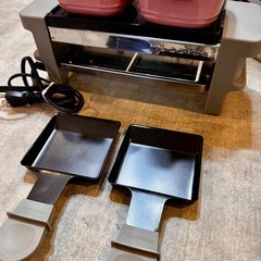 【美品🩷】レコルト ラクレット＆フォンデュメーカー MELT ピンク の画像