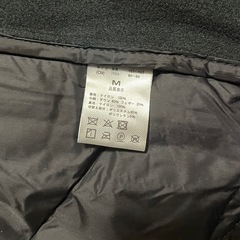 新品未使用フード付きダウンジャケットタグ付きM の画像